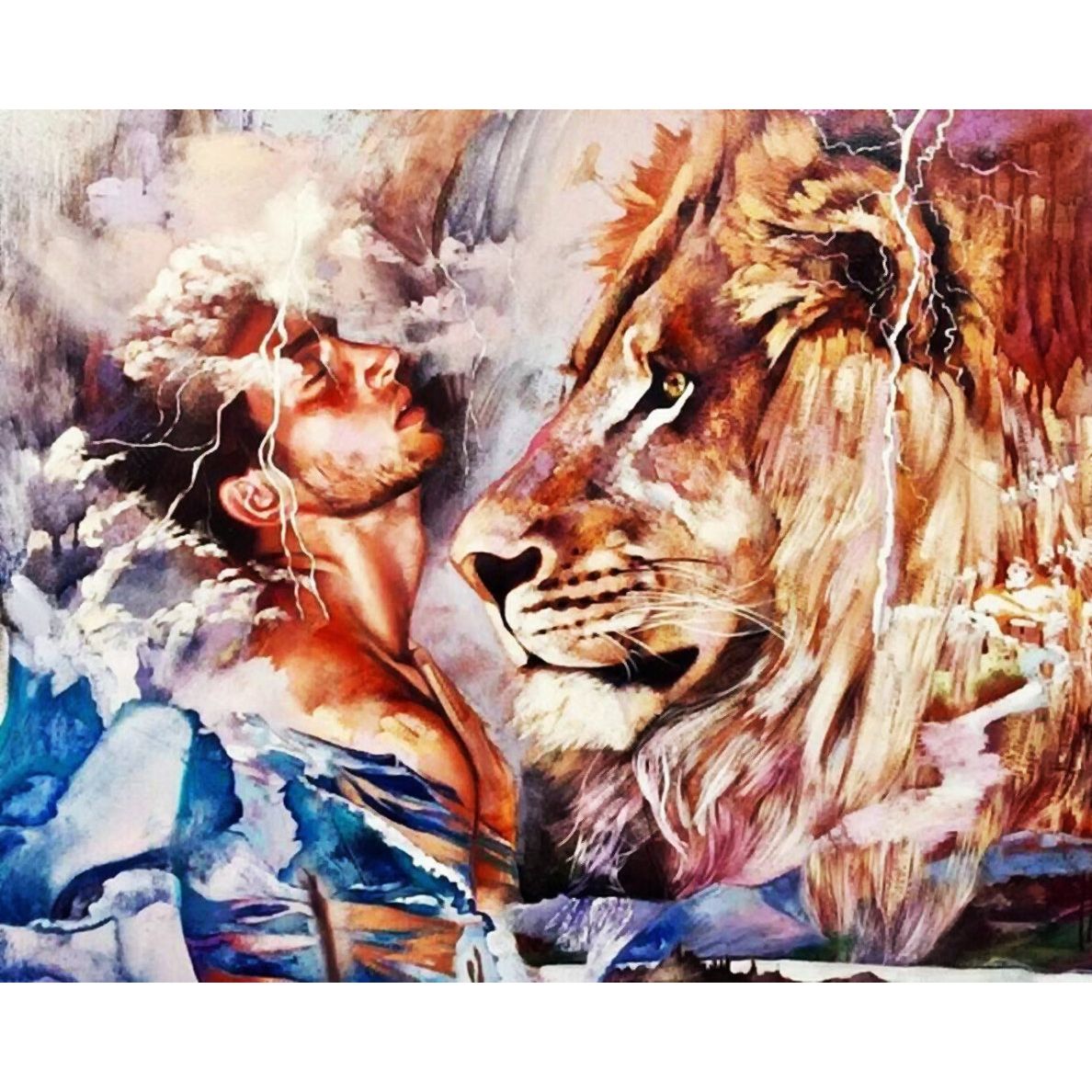 Pictura pe numere Criando (set) 50x65 cm - Panza din bumbac pe rama de lemn (PDP-347)