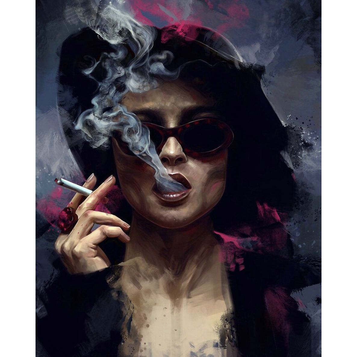 Pictura pe numere Criando (set) 60x75 cm - Panza din bumbac pe rama de lemn (PDP-375)