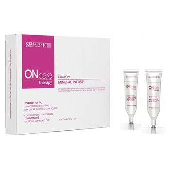 Ser mineralizant tratament pentru par deteriorat, 10 fiole a 10 ml, Selective Professional Ser mineralizant tratament pentru par deteriorat, 10 fiole a 10 ml, Selective Professional