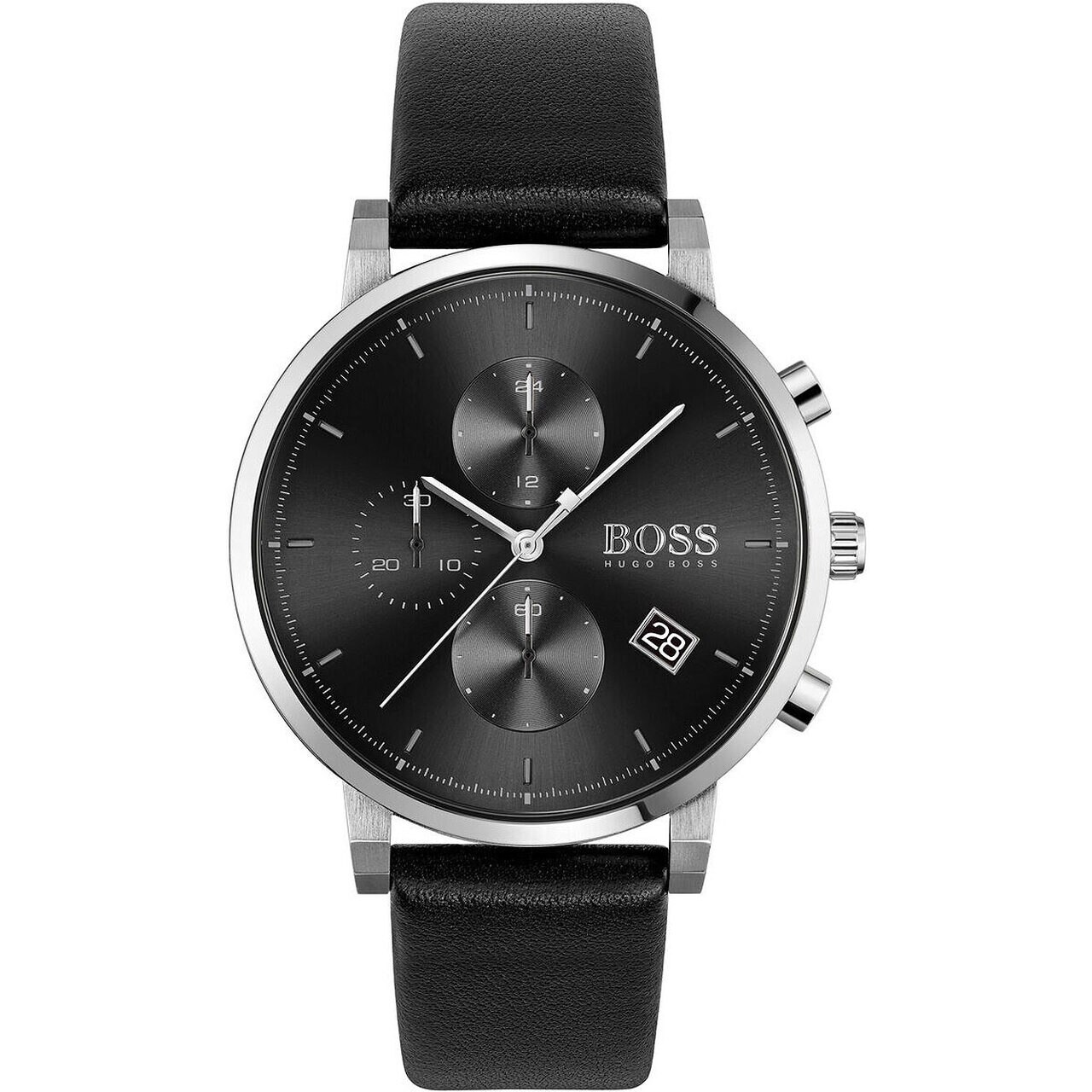 Ceas barbatesc Hugo Boss 1513777, Quartz, 43mm, 3ATM, Argintiu