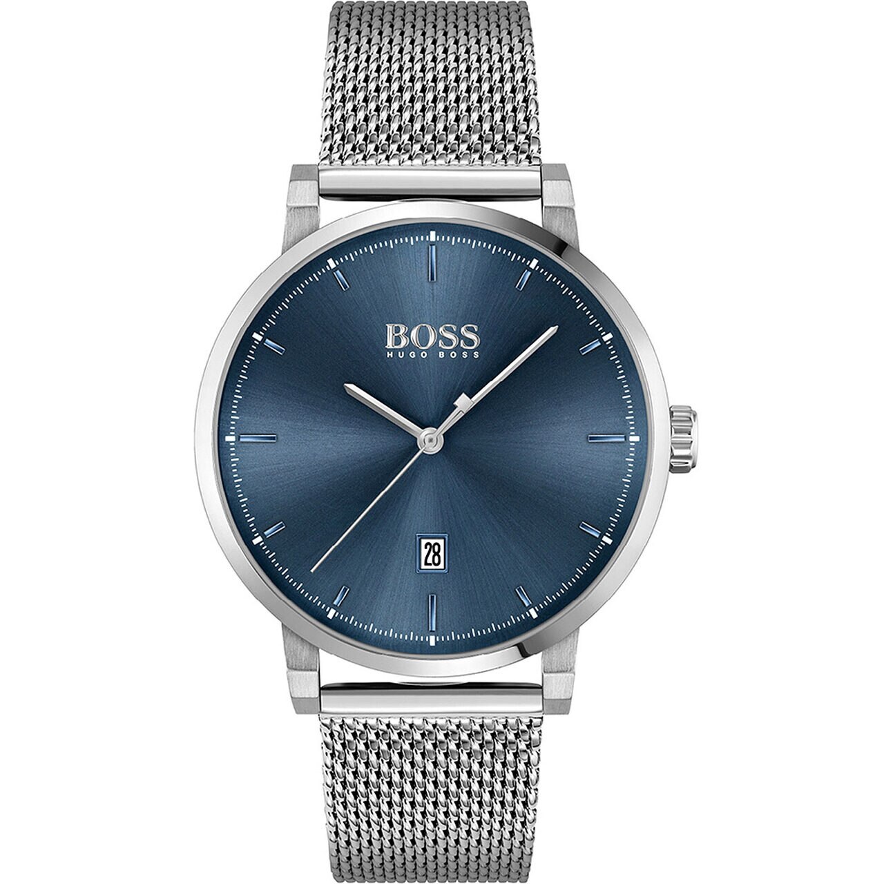 Ceas barbatesc Hugo Boss 1513809, Quartz, 42mm, 3ATM, Argintiu