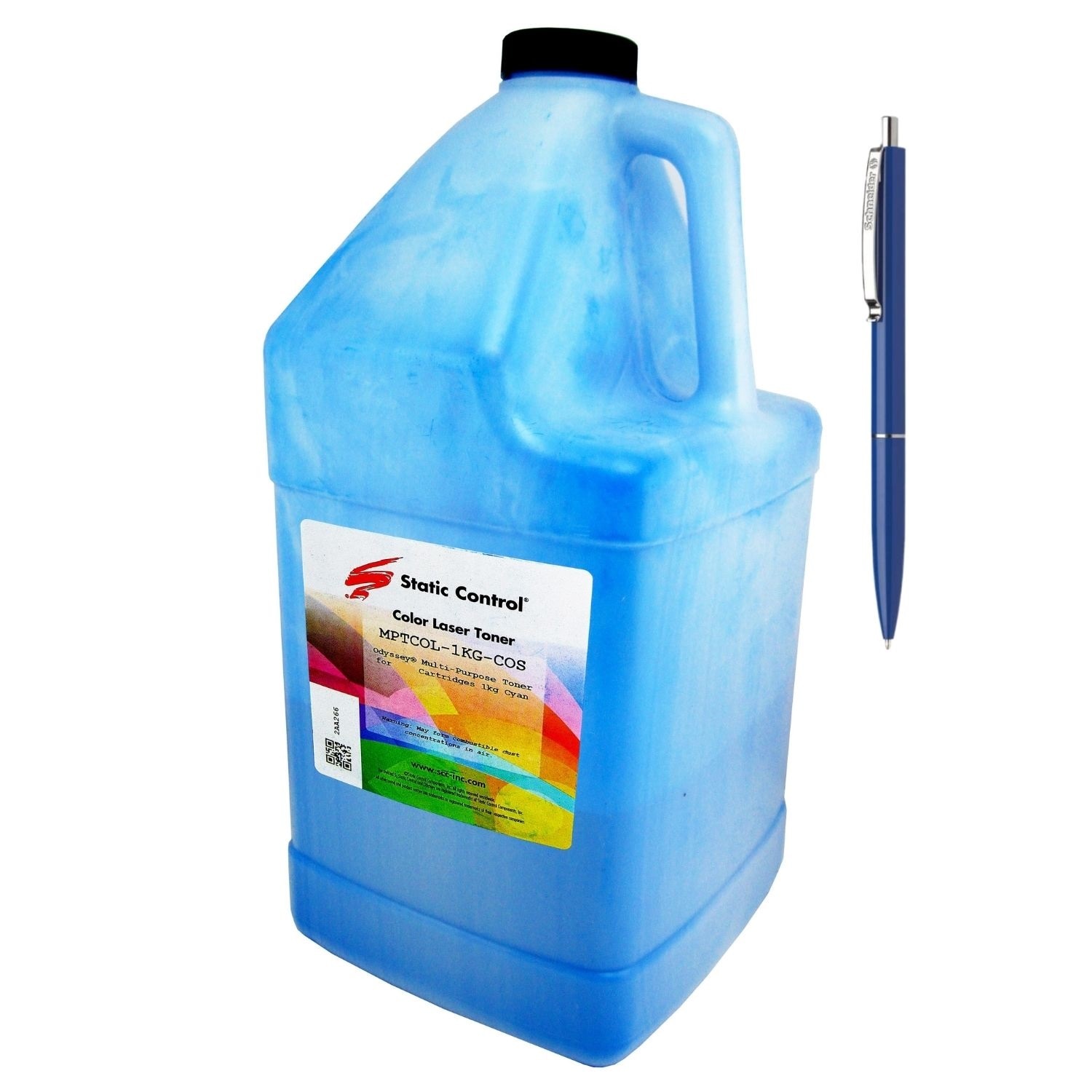 Static Control Component Compatibil HP W2211X (207X) Bidon Refill Toner Cyan 1000g si Pix Schneider
