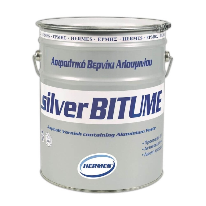 Lac Asfaltic Hermes Silver Bitume, 5 L, Argintiu, Anti UV