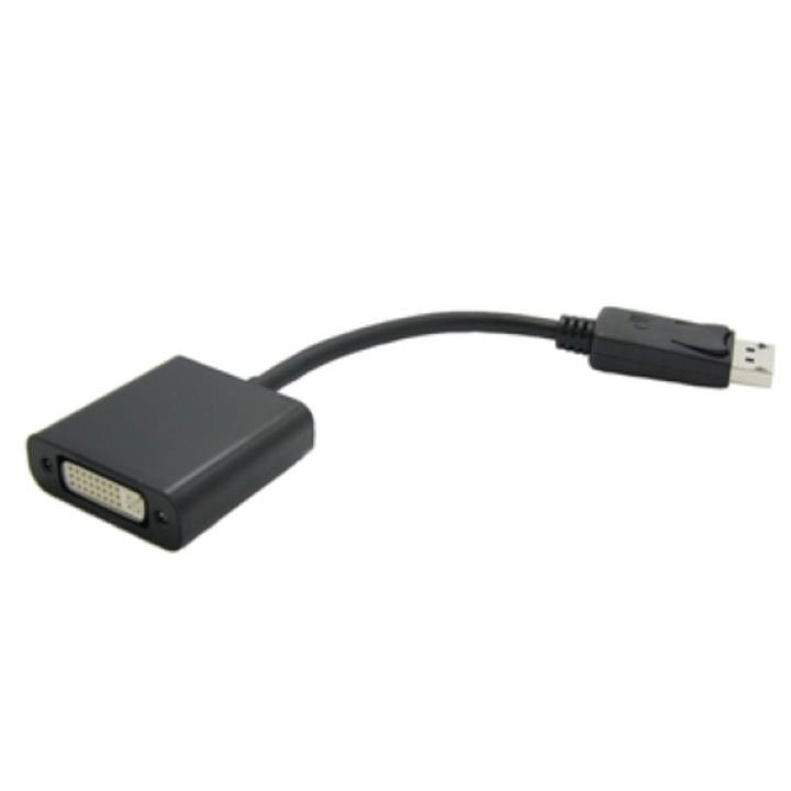 Adapter Digital One SP01199, fekete, 0,15 cm, DP M - DVI F, Adapter DP - DVI között