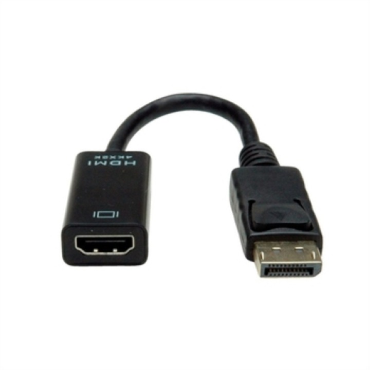 Digital One SP01203 adapter, DP-HDMI F 4K adapter, fekete