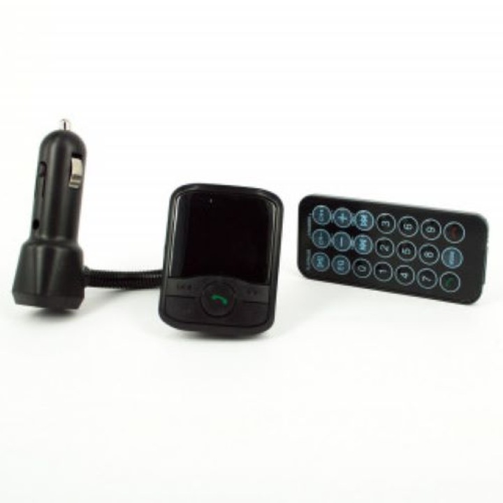 BT-S12 audio adó, Bluetooth SS0001004, autóhoz,, hosszú kar, FM Bluetooth adó, Bluetooth adó, FM modulátor