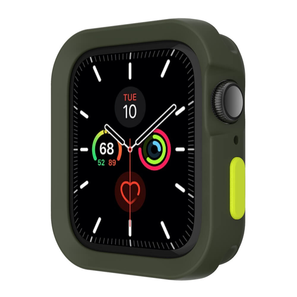 Carcasa termopoliuretanica rezistenta la socuri pentru Apple Watch 40mm, SwitchEasy Colors (verde inchis)