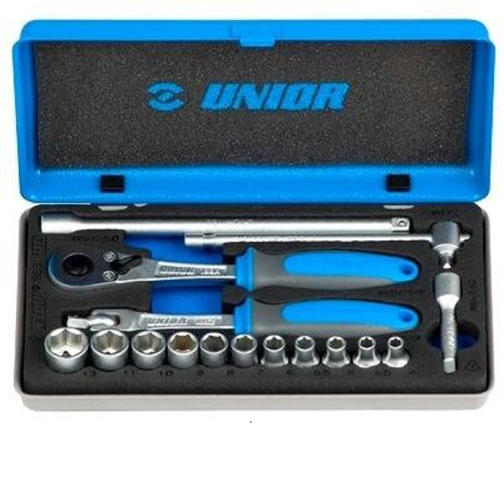 Set capete chei tubulare Unior 1/4