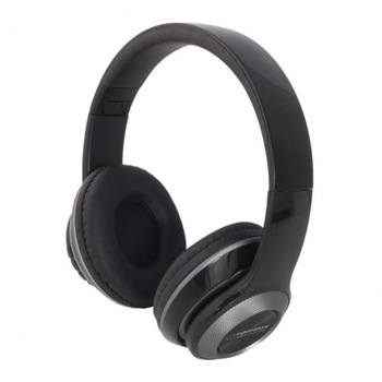 Casti audio bluetooth SKALD pliabile, Negru/Argintiu- Esperanza Casti audio bluetooth SKALD pliabile, Negru/Argintiu- Esperanza