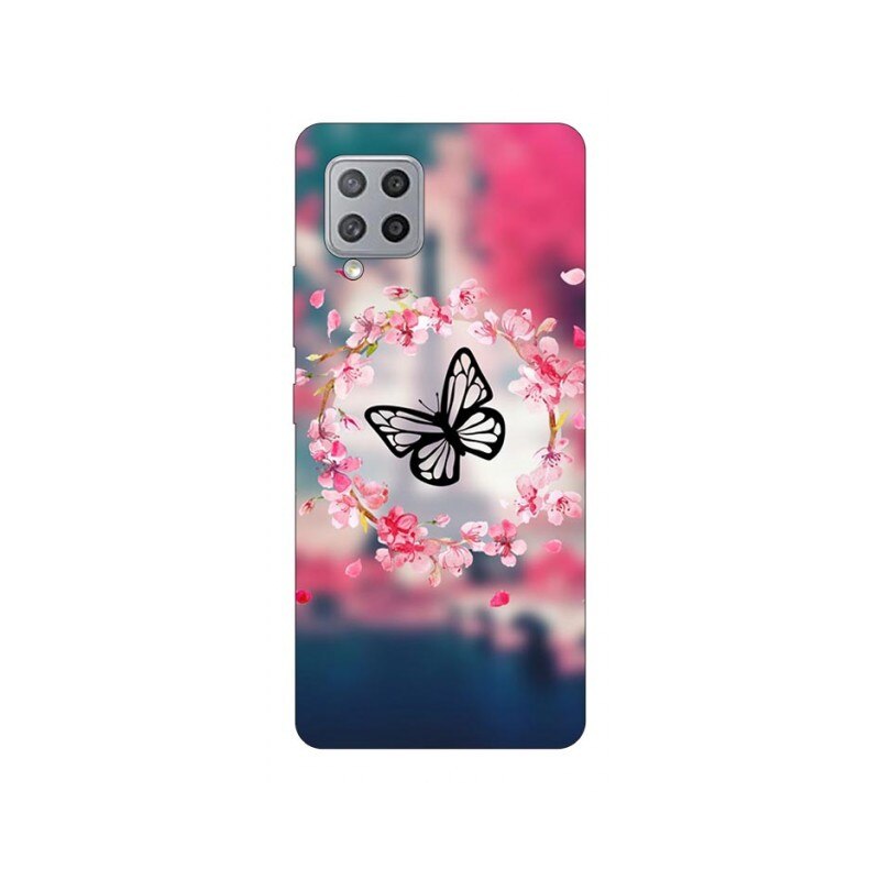 Husa Silicon Soft Upzz Print Compatibila Cu Samsung Galaxy A12 Model Colorfull Butterflies