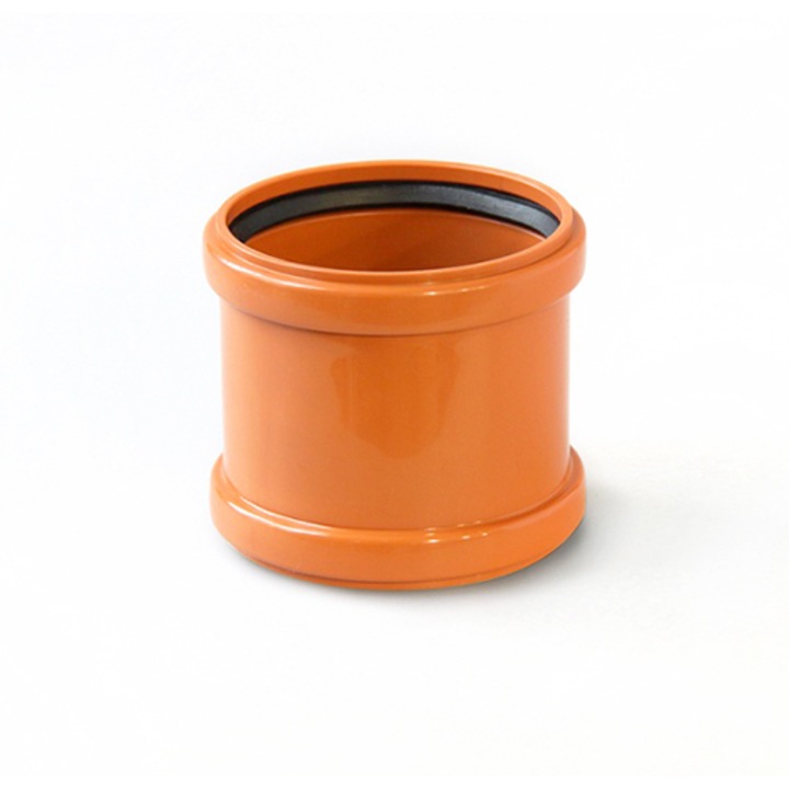 Mufa PVC cu inel si garnitura, 500 mm Sudat