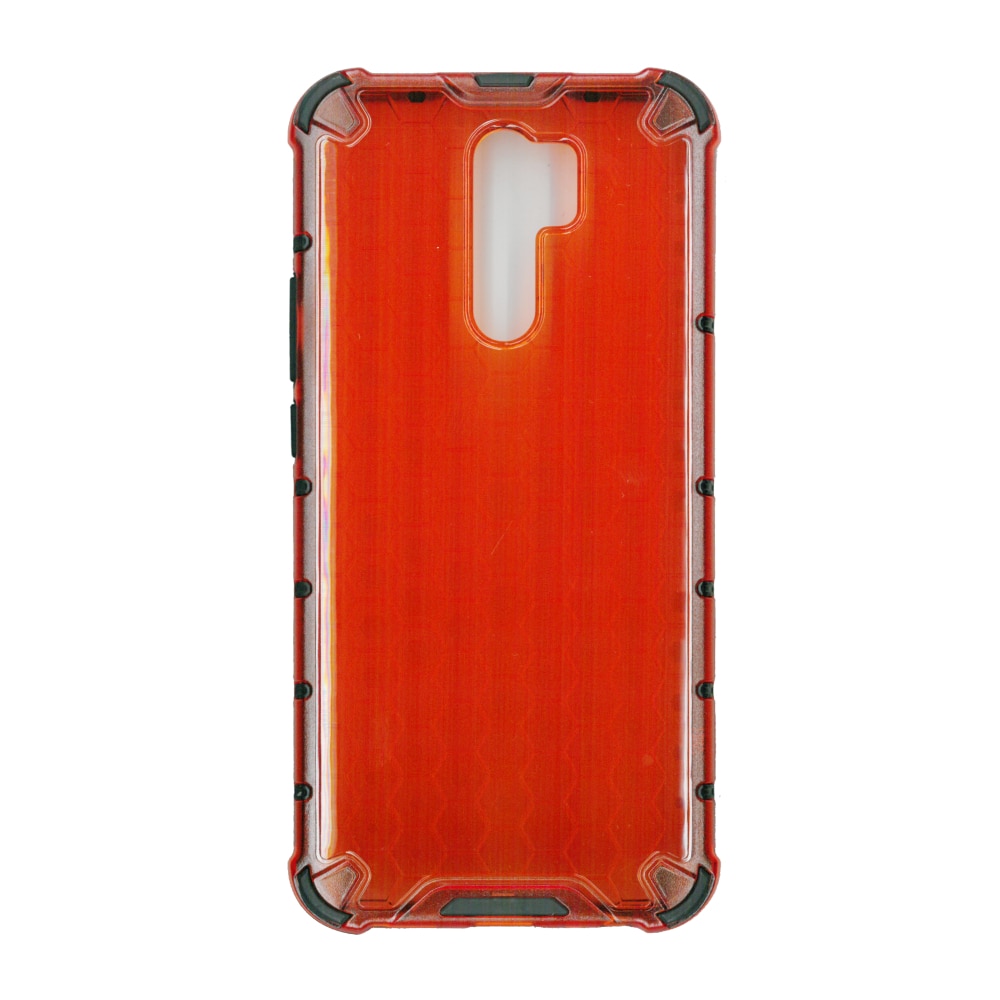 Husa protectie spate anti-shock hexa, pentru Xiaomi Redmi 9, rosu