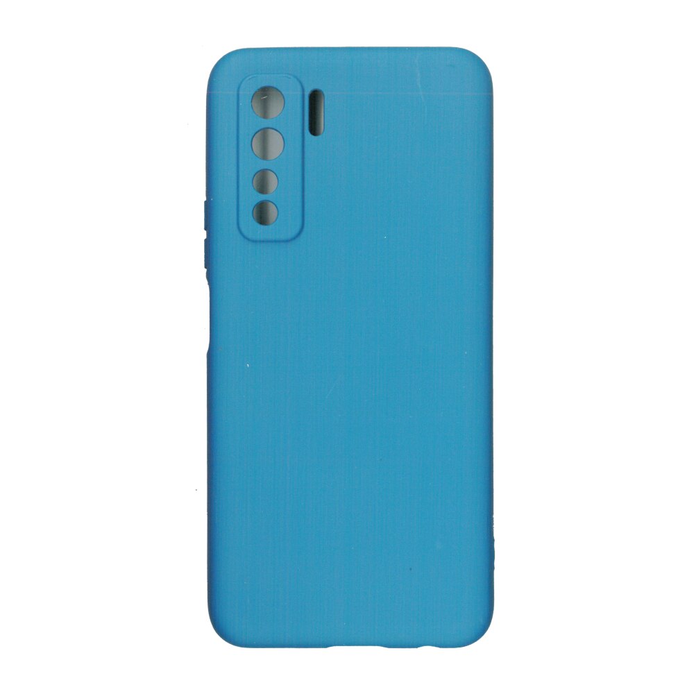 Husa LIQUID, din silicon mat albastru, pentru Huawei P40 Lite (5G)