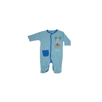 Salopeta cu maneca lunga pentru baieti Sun City Mickey Mouse 900494, Albastru, 86 cm Salopeta cu maneca lunga pentru baieti Sun City Mickey Mouse 900494, Albastru, 86 cm