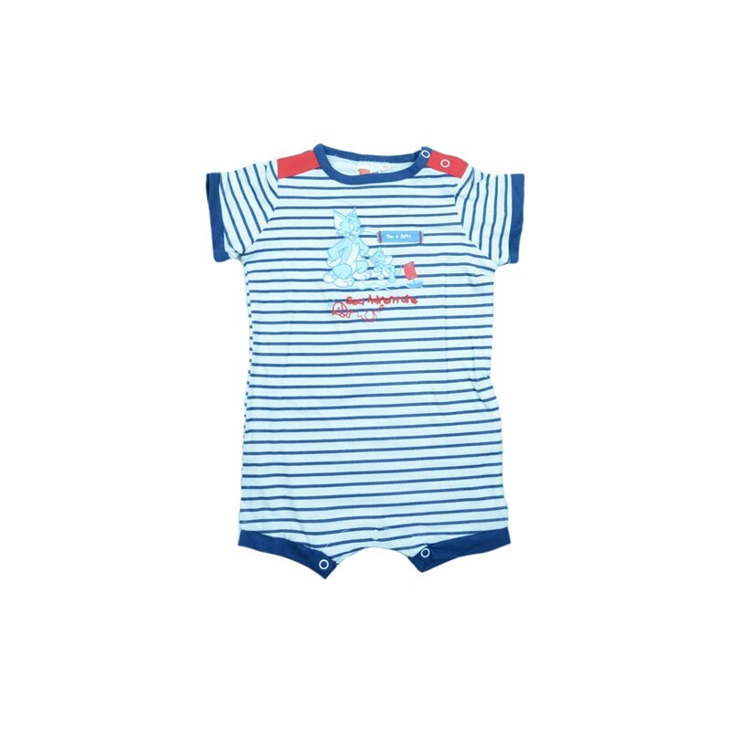 Salopeta de vara pentru baieti Sun City Tom si Jerry ER0075, Multicolor, 81 cm