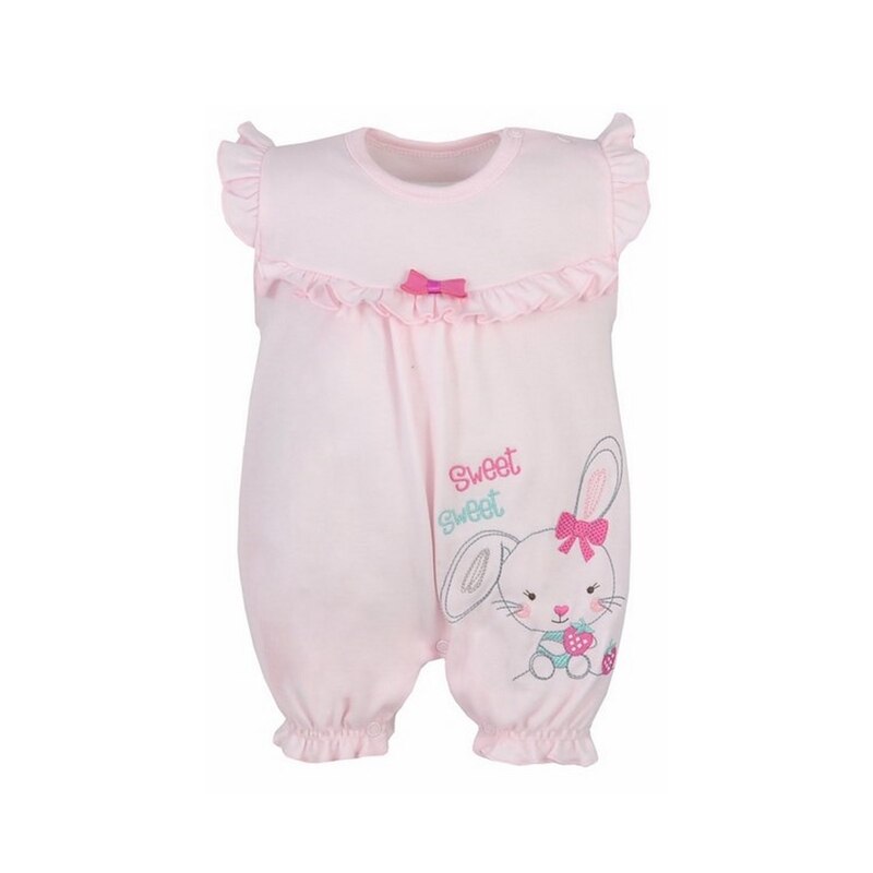 Salopeta de vara pentru fete Koala Truskawka 04-398, Roz, 80