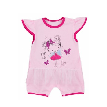 Salopeta de vara pentru fete Koala Magiczna 05-722-21, Roz, 68 Salopeta de vara pentru fete Koala Magiczna 05-722-21, Roz, 68