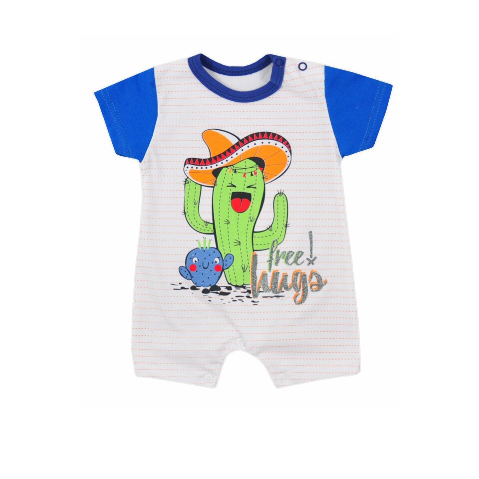 Salopeta de vara pentru baieti Koala Kaktus 06-280-1, Multicolor, 68