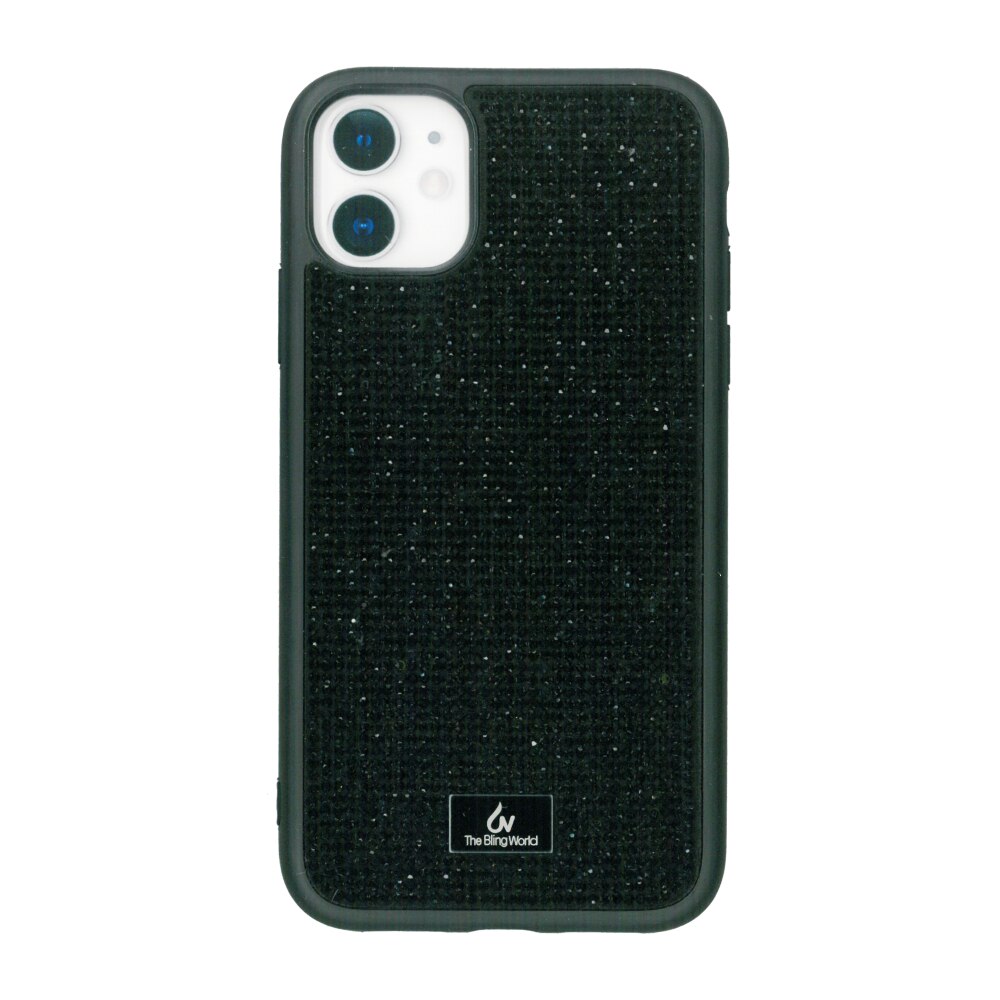 Husa protectie spate neagra, Bling World Luxury, pentru Apple iPhone 11 (6.1)
