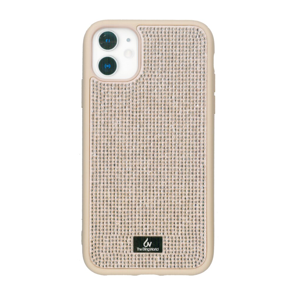 Husa protectie spate rose, Bling World Luxury, pentru Apple iPhone 11 (6.1)