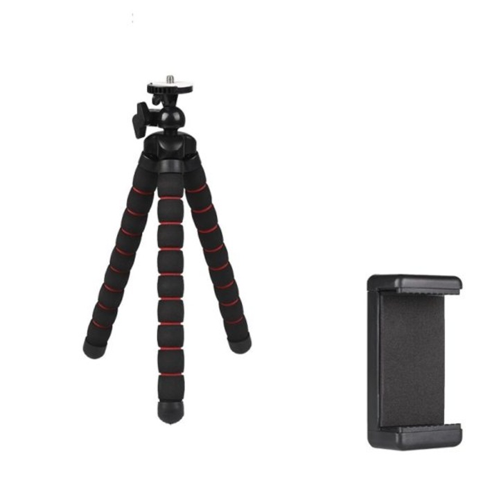 Трипод за смартфон и фотоапарат HSU Sport, 20 см, Черен
