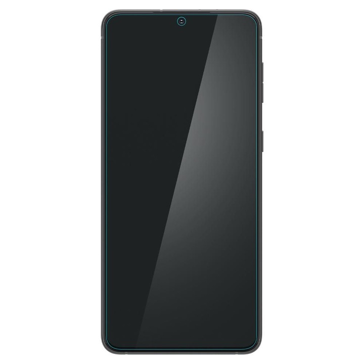 Folie protectie TPU Case friendly Spigen Neo Flex Solid compatibila cu Samsung Galaxy S21 Set 2Pack