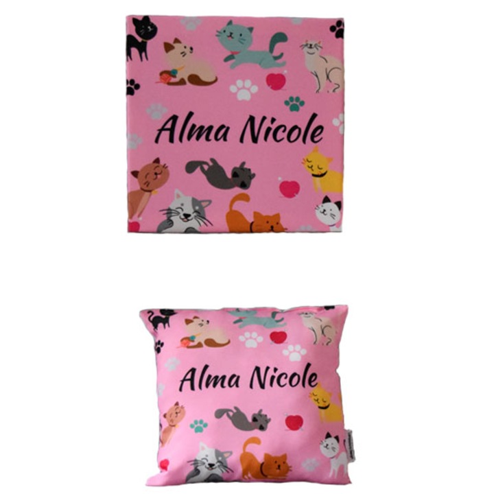 Set Personalizat “Pernuta + Tablou” Pisicute