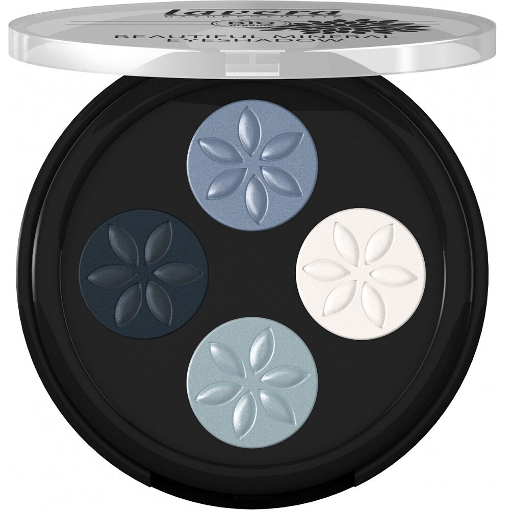 Fard bio de pleoape quattro Blue Platinum 07, LAVERA, 3.2 g