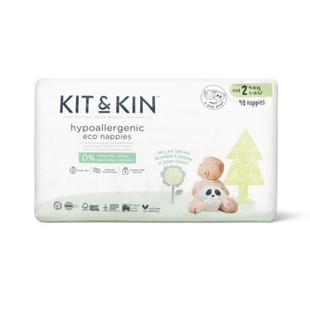 Scutece Hipoalergenice Eco Kit&Kin, Marimea 2, 4-8 kg , 40 buc Scutece Hipoalergenice Eco Kit&Kin, Marimea 2, 4-8 kg , 40 buc