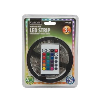 Set banda LED cu telecomanda, 90 SMD 5050, lungime 3m, IP20, 220V Set banda LED cu telecomanda, 90 SMD 5050, lungime 3m, IP20, 220V
