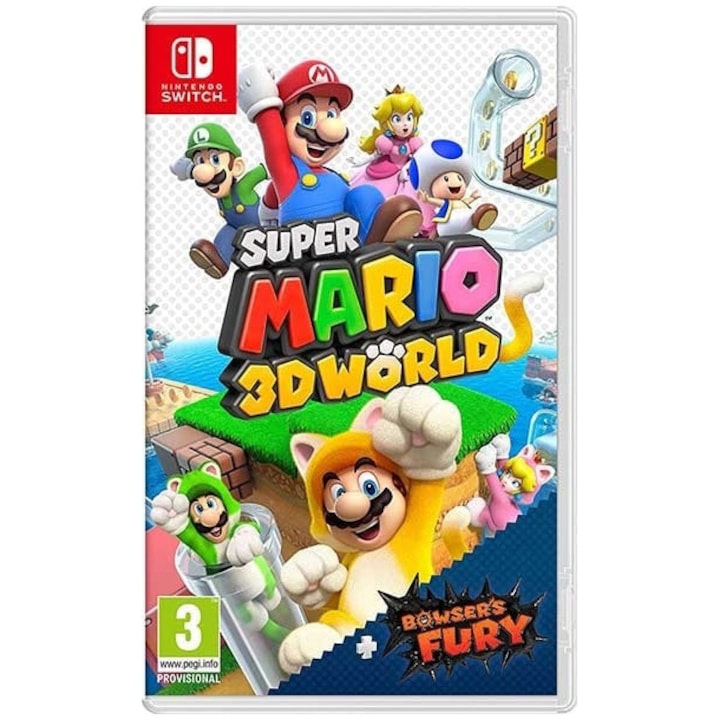 Joc Super Mario 3D World + Bowser's Fury pentru Nintendo Switch