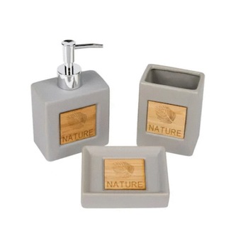 Set accesorii de baie MPG, model silver royal, 3 piese Set accesorii de baie MPG, model silver royal, 3 piese