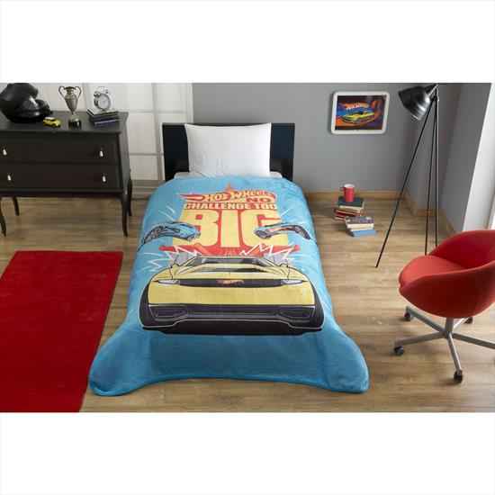 Patura de lux TAC 160x220cm, Hot Wheels