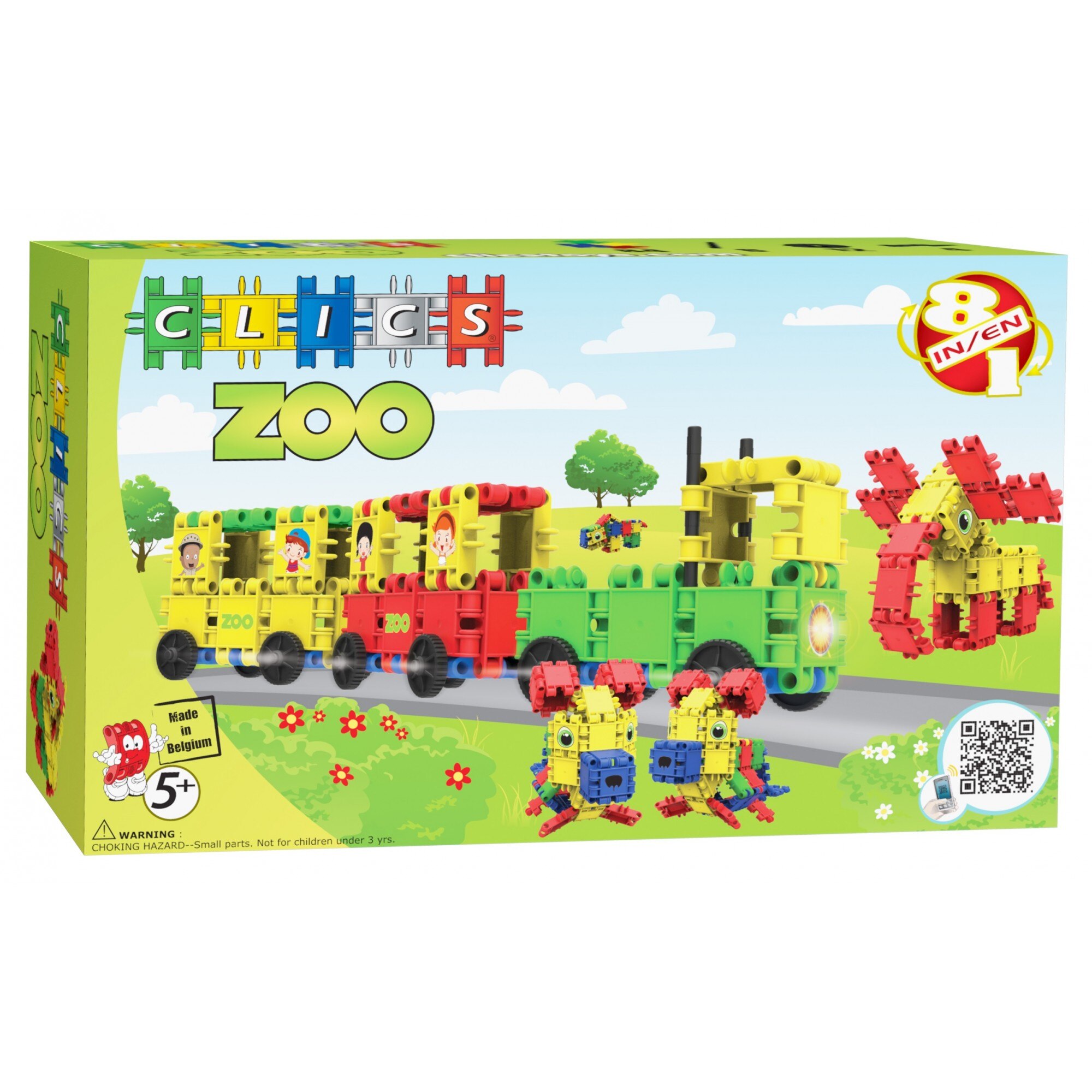 Set 8 in 1 Clics Zoo