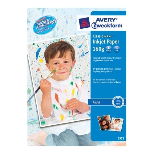 Hartie foto Avery Zweckform 2573, glossy, 160g, 50 coli