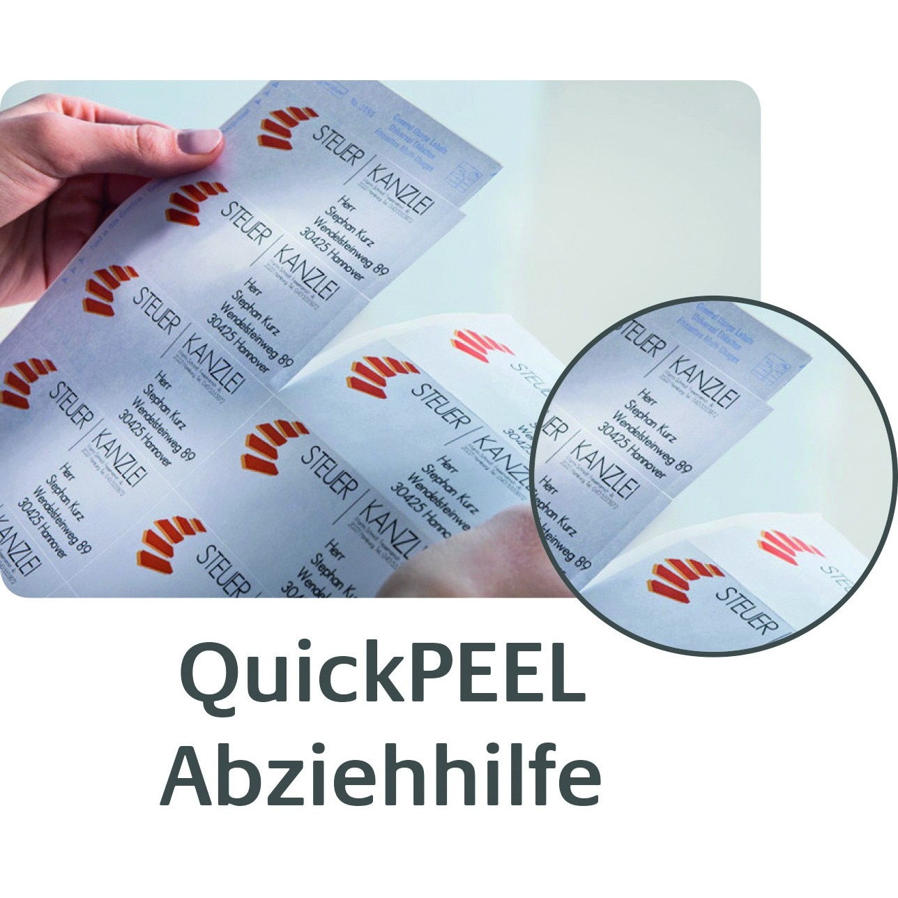ポテ GraphpaperL/SOversizedRegularColla Etichete Avery Zweckform L7651-100, 65/A4, 38,1x21,2mm, 100 coli