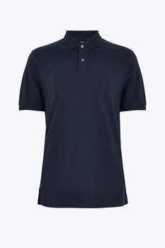 Marks & Spencer, Tricou polo regular fit, Bleumarin inchis