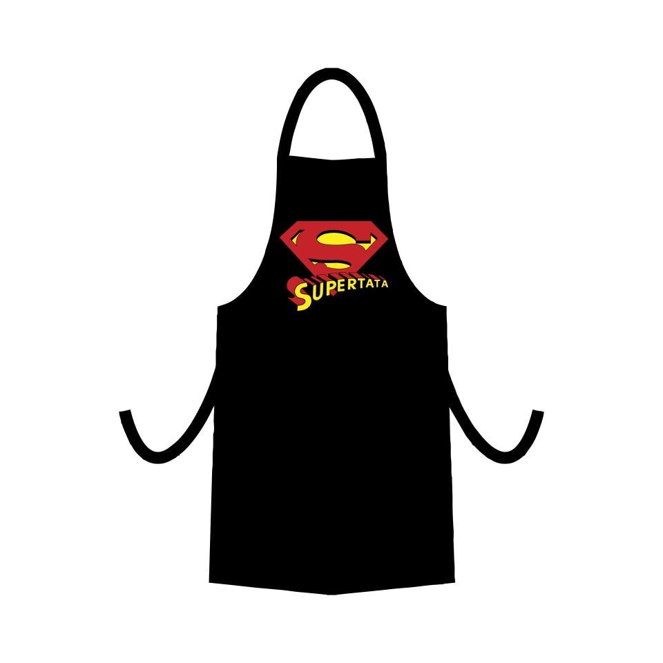 Sort personalizat Super Tata,Negru