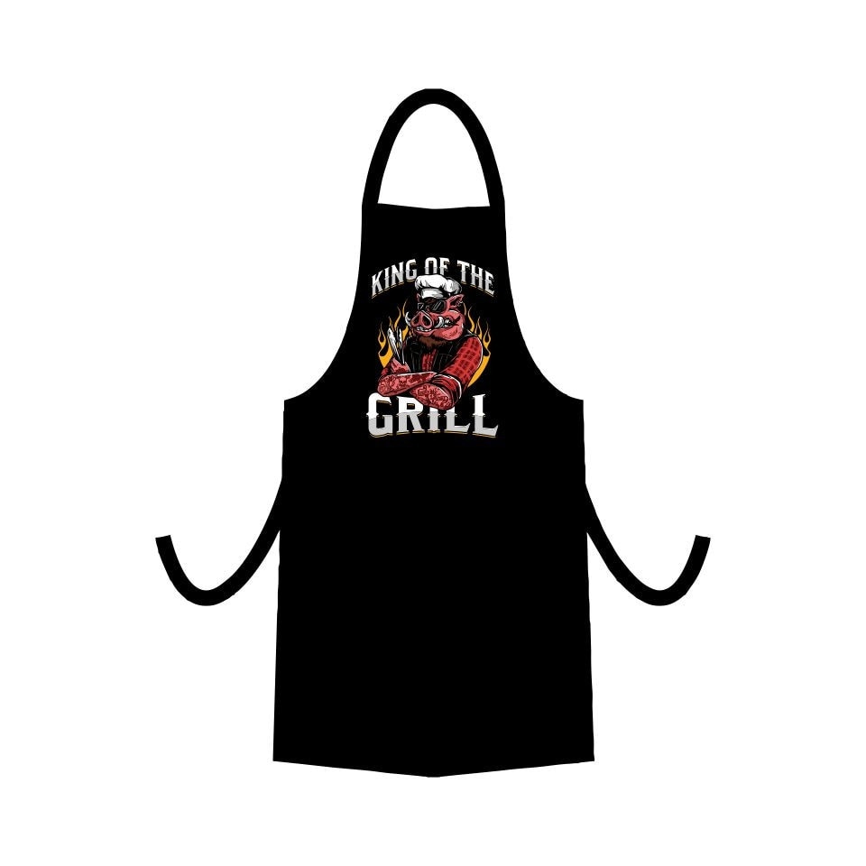 Sort personalizat King Of The Grill,Negru