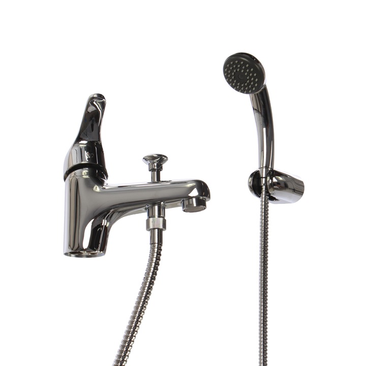 DacEnergy © mosdócsaptelep, sárgaréz és ABS anyag, terelővel és zuhanygarnitúrával, állvány rögzítéssel, króm kivitel