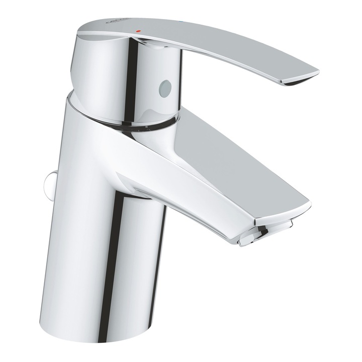Baterie baie pentru lavoar, Grohe Start 32559, montaj stativ, monocomanda, finisaj cromat