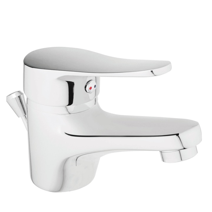 Baterie baie pentru lavoar, Ferro Deco BDC2, montaj stativ, monocomanda, finisaj cromat