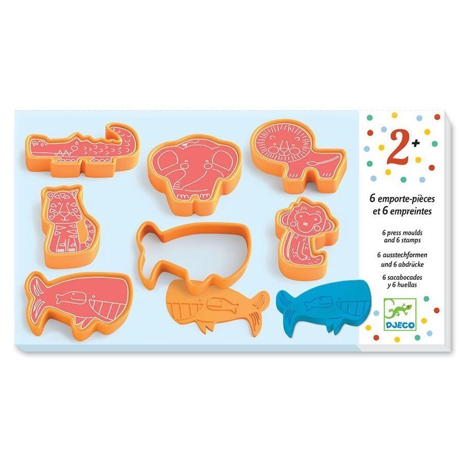 Forme diferite pentru modelat plastilina, 7 bucati, Djeco