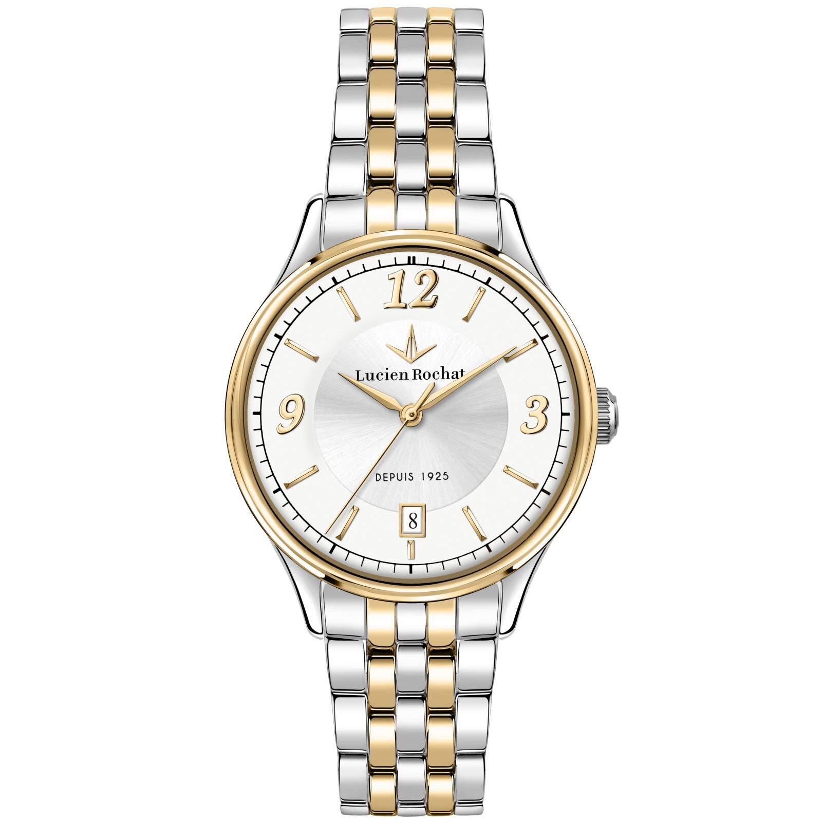 Ceas dama Lucien Rochat R0453115502 Quartz Argintiu, Auriu