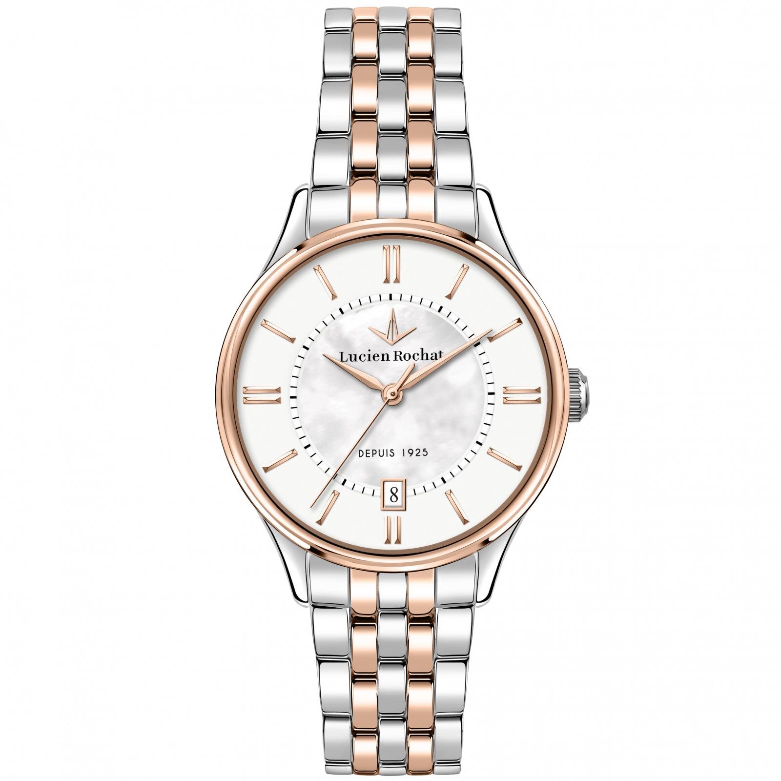 Ceas dama Lucien Rochat R0453115503 Quartz Argintiu, Rose gold