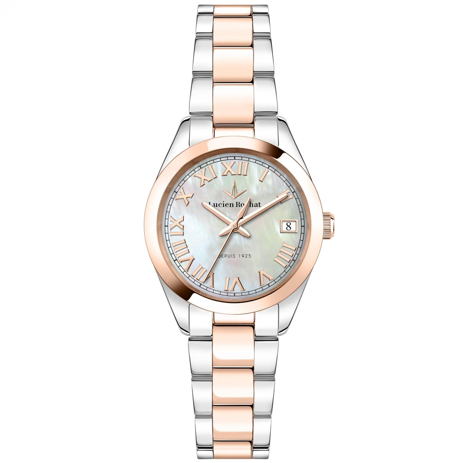Ceas dama Lucien Rochat R0453114503 Quartz Argintiu, Rose gold