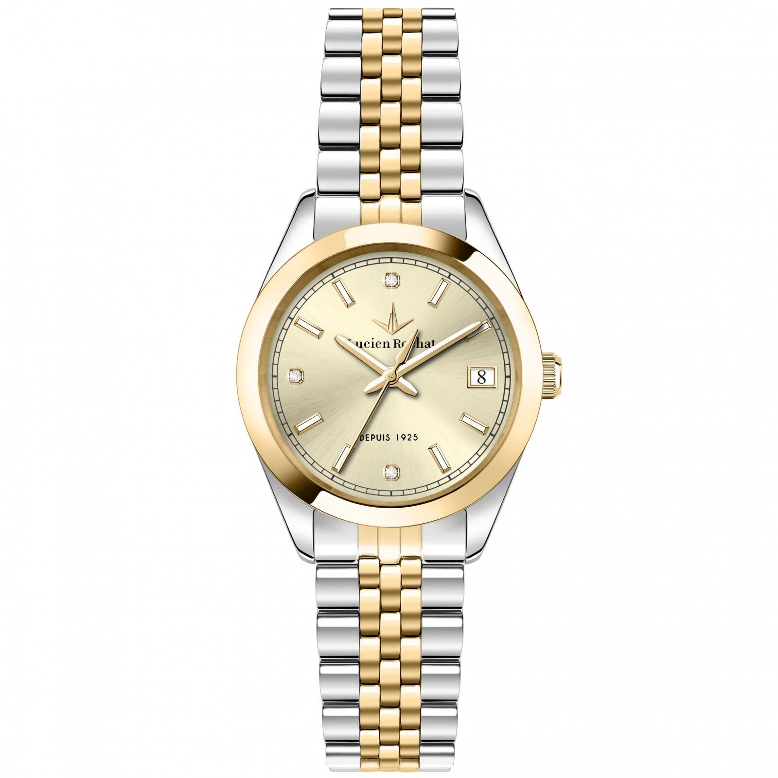 Ceas dama Lucien Rochat R0453114506 Quartz Argintiu, Auriu