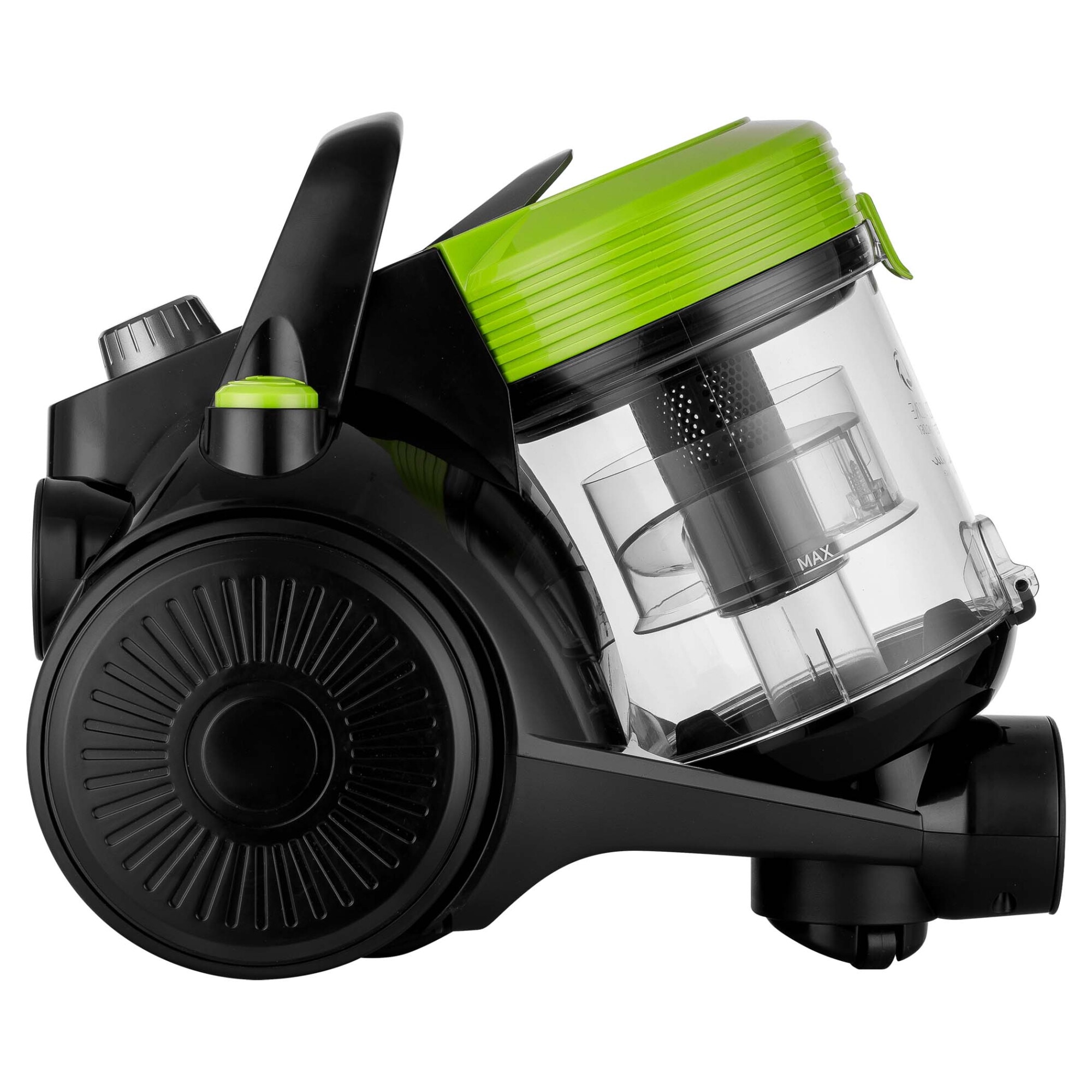 Aspirator fara sac, Sencor, 700W, Recipient 2L, Negru/Verde
