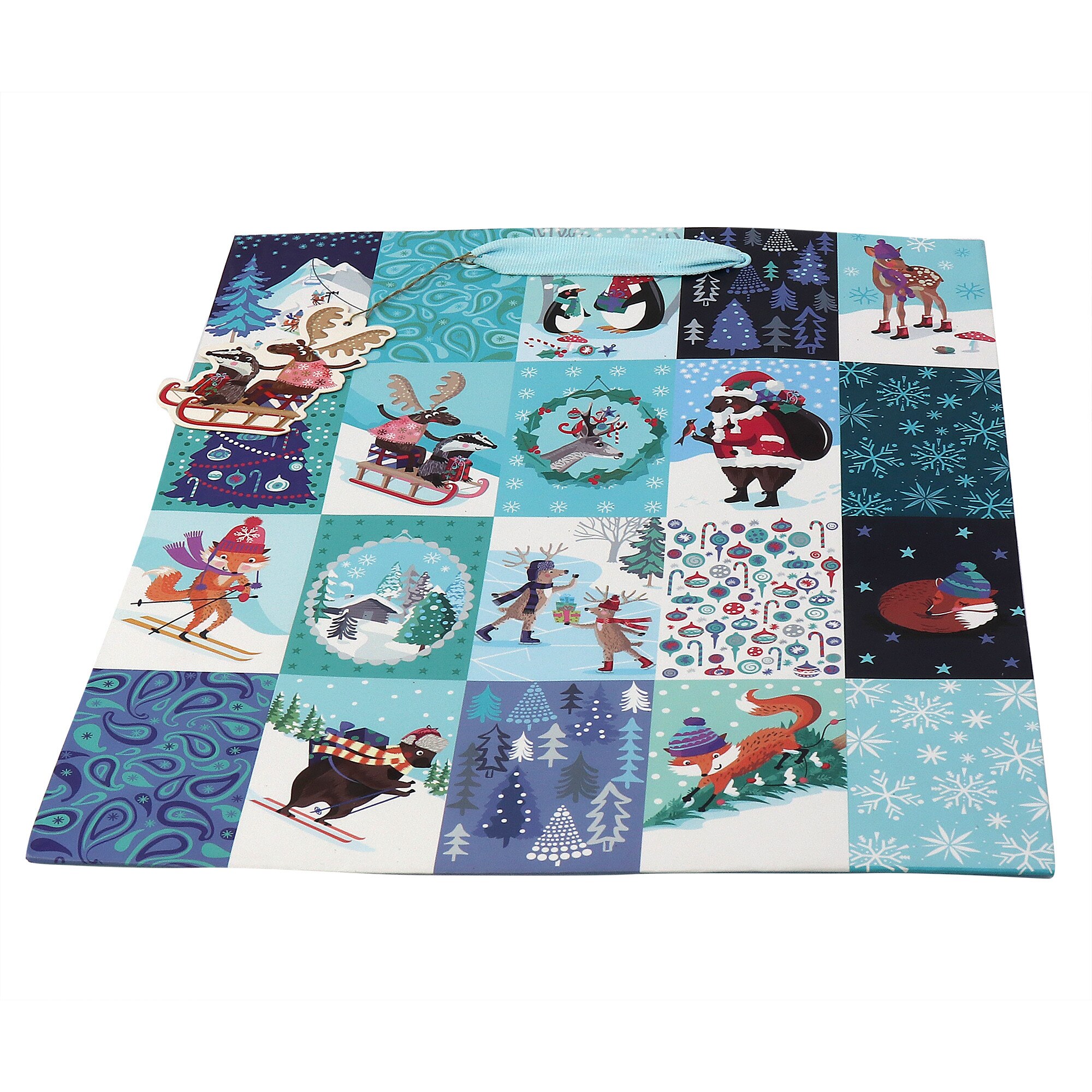 Punga cadou - Chalet Checkerboard, 25x31cm, Cu model