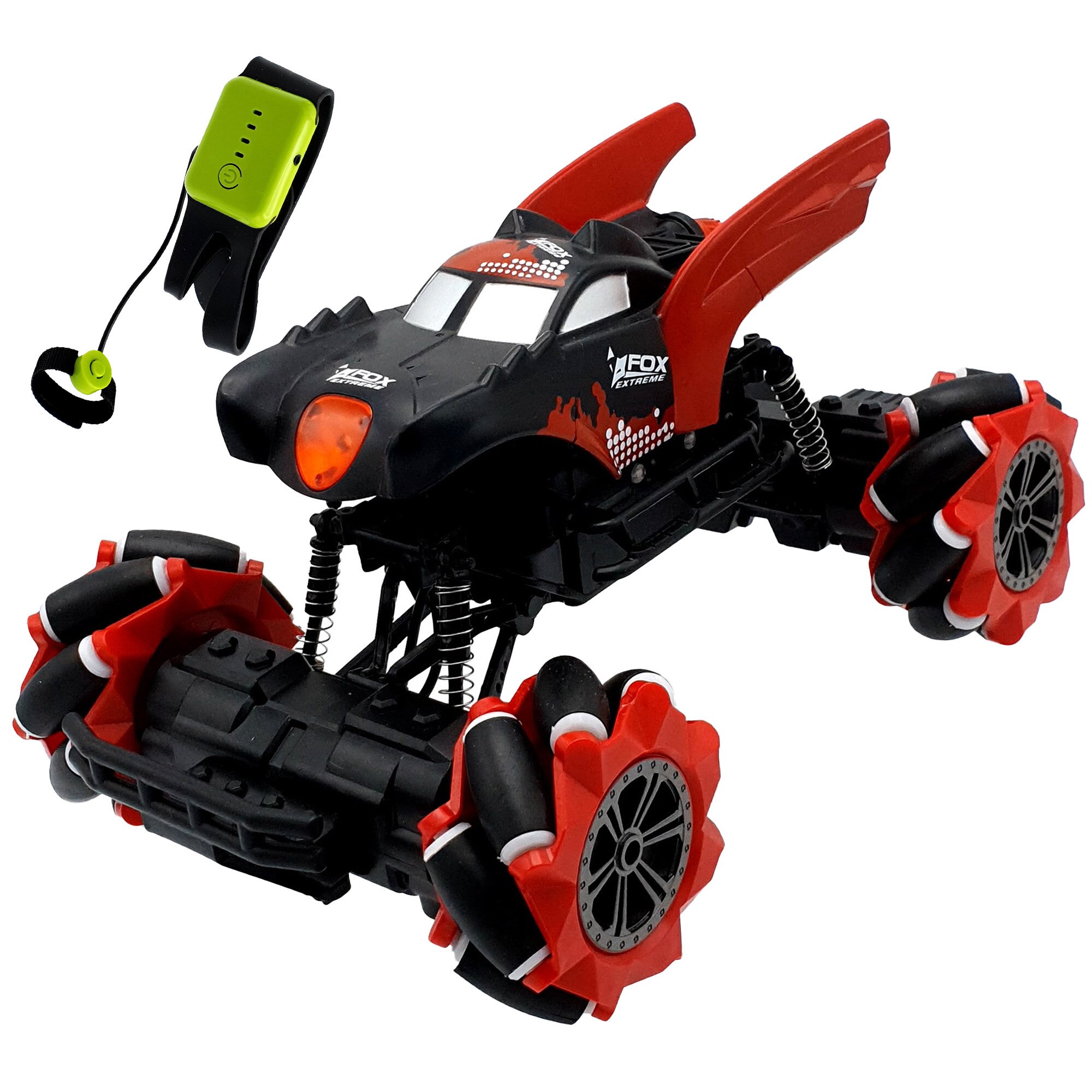 Masinuta pentru copii controlabila prin gesturi, Off-road Fox Extreme, Drift, negru, +6 ani